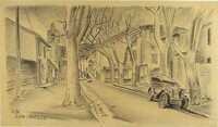 KT 1996 039
<br/>
Dorpsstraat ("la Colle S/Loupe")
<br/>
<em>Kat, Otto Boudewijn de (1907 - 1995)</em>